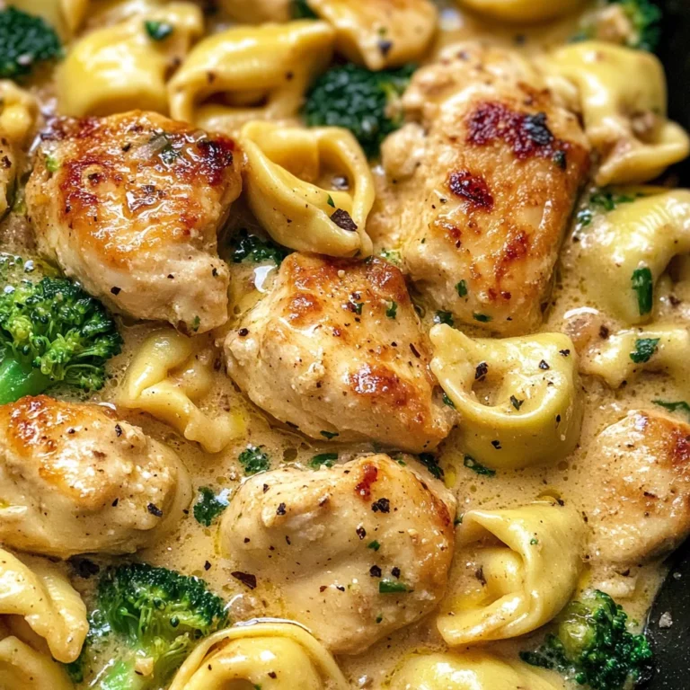 Garlic Parmesan Chicken Tortellini