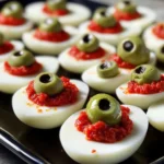 Spooky Deviled Eyeballs
