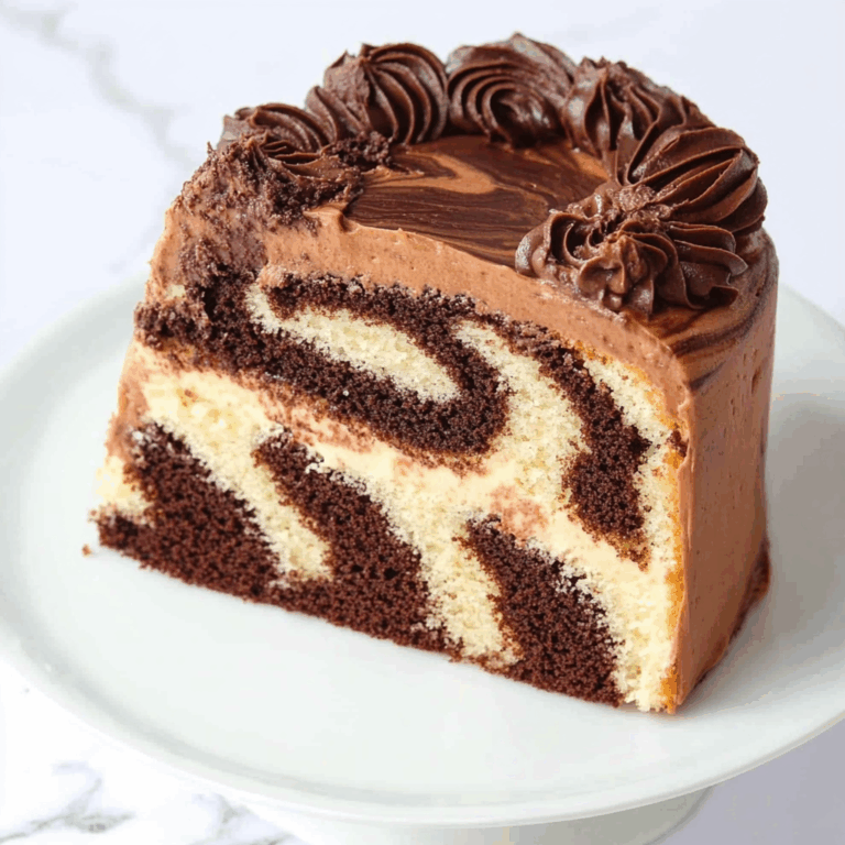 Perfect Marble Cake with Chocolate Buttercream: The Ultimate Swirled Dessert