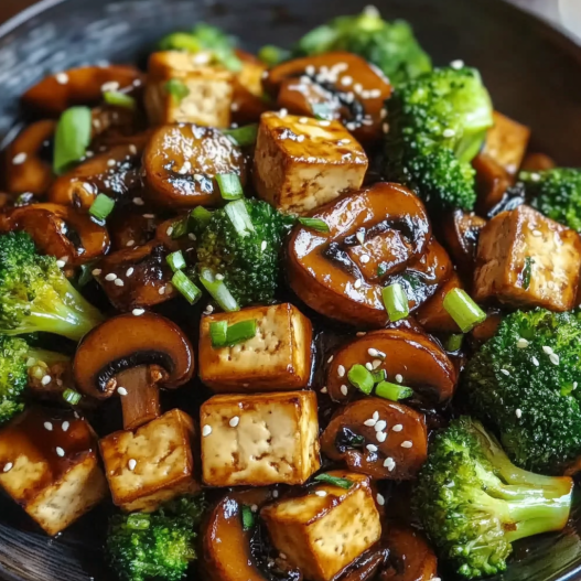 Mushroom and Tofu Stir-Fry (25-Minutes)