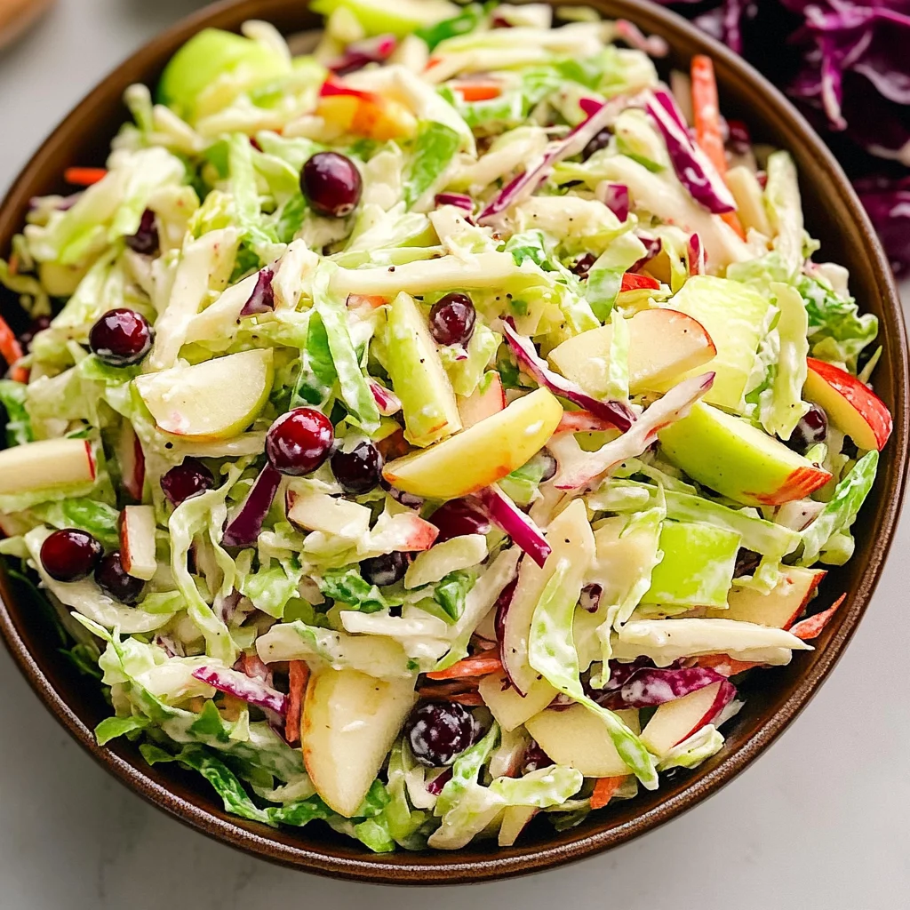 Apple Cranberry Coleslaw Recipe