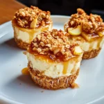 Apple Crisp Mini Cheesecakes