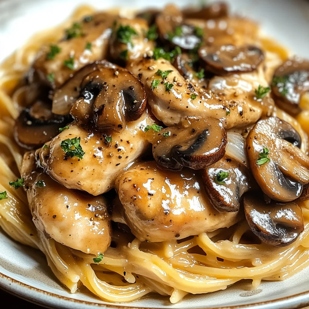 Chicken Marsala Pasta