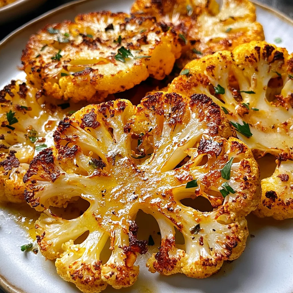 Crispy Baked Cauliflower Steaks