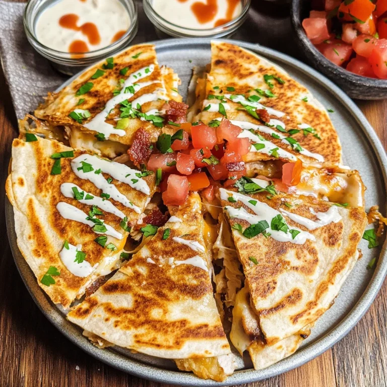 Easy Chicken Bacon Ranch Quesadilla