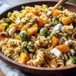 Fall Pasta Salad with Butternut Squash and Brussels