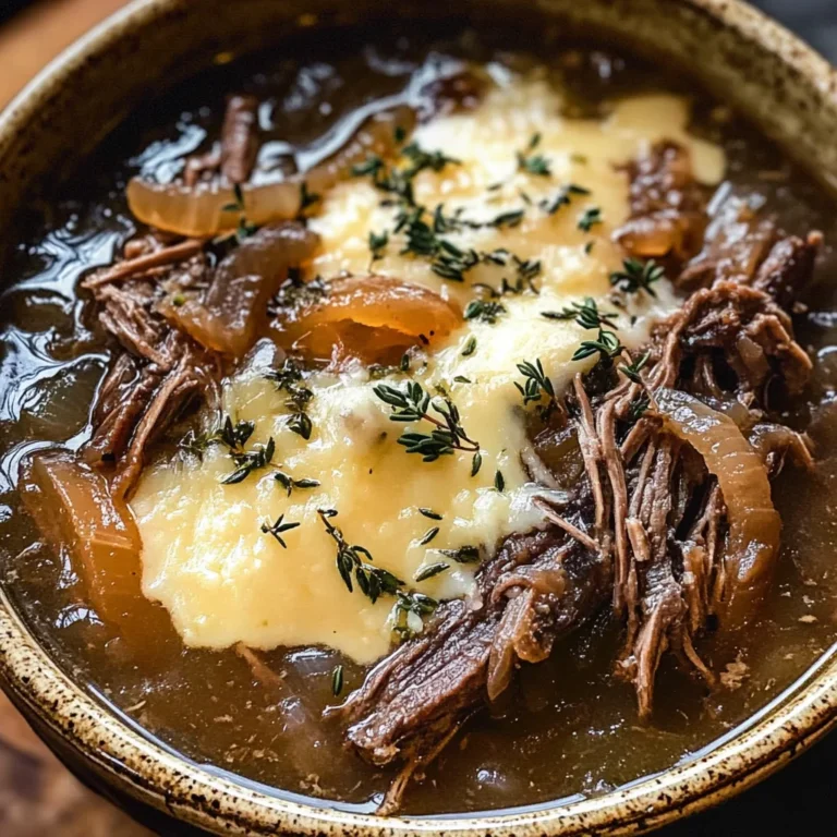 French Onion Beef Short Rib Soup