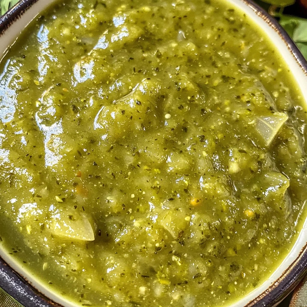 Green Enchilada Sauce Recipe