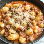 Ground Beef Gnocchi