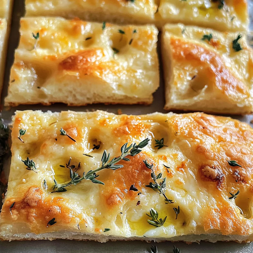 Gruyère & Thyme Italian Focaccia