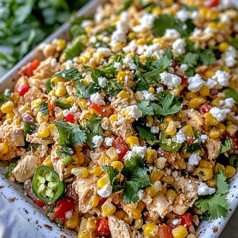 Healthy Street Corn-Inspired Chicken Salad