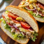 Italian Grinder Salad Sandwich
