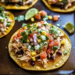 Mexican Rotisserie Chicken Tostadas