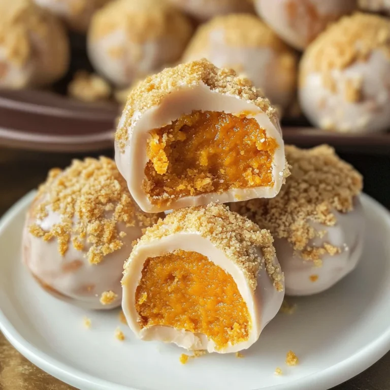 No-Bake Pumpkin Pie Balls