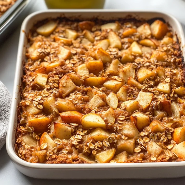 Oatmeal Apple Breakfast Bake