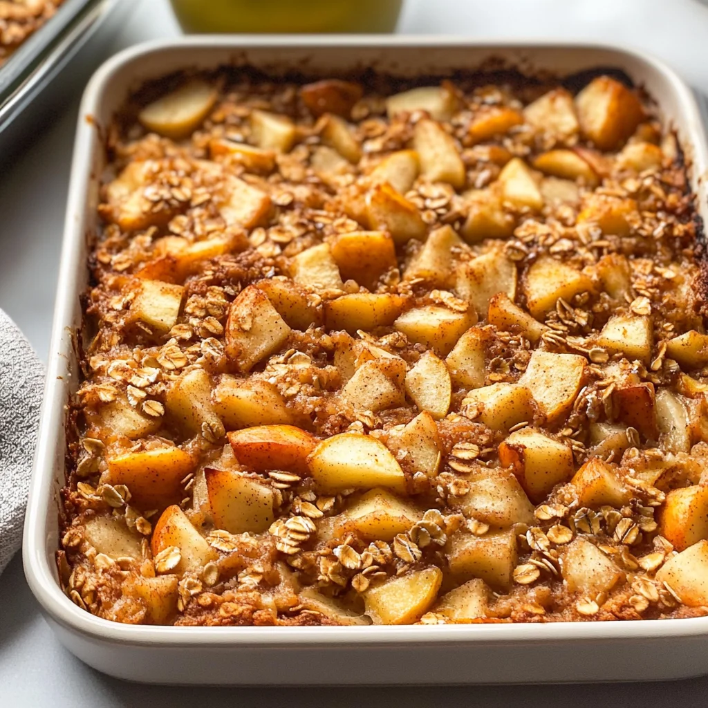 Oatmeal Apple Breakfast Bake