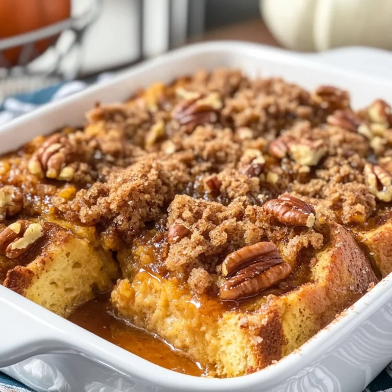 Pumpkin French Toast Casserole