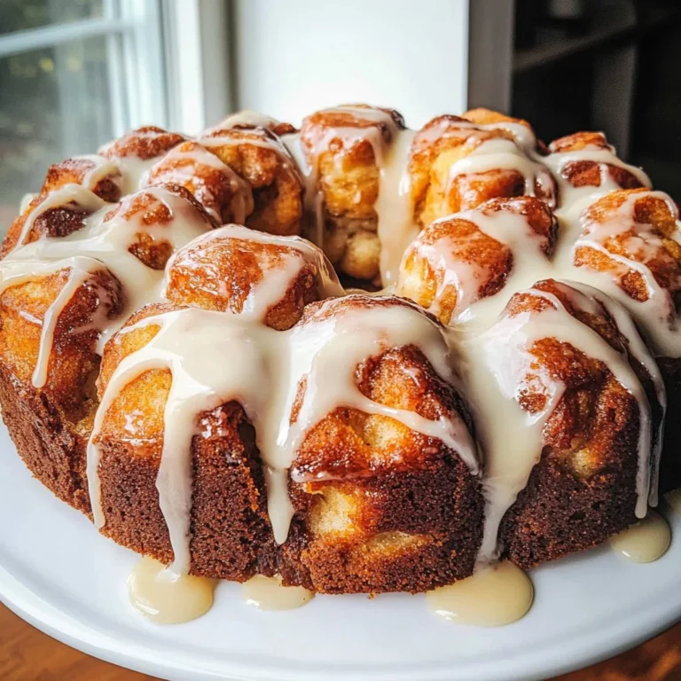 Pumpkin Spice Monkey Bread with Cream Cheese Glaze
