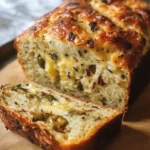 Savory Quick Bread With Cheese And Olives 🧀🍞