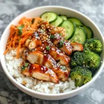 Sticky Chicken Rice Bowls