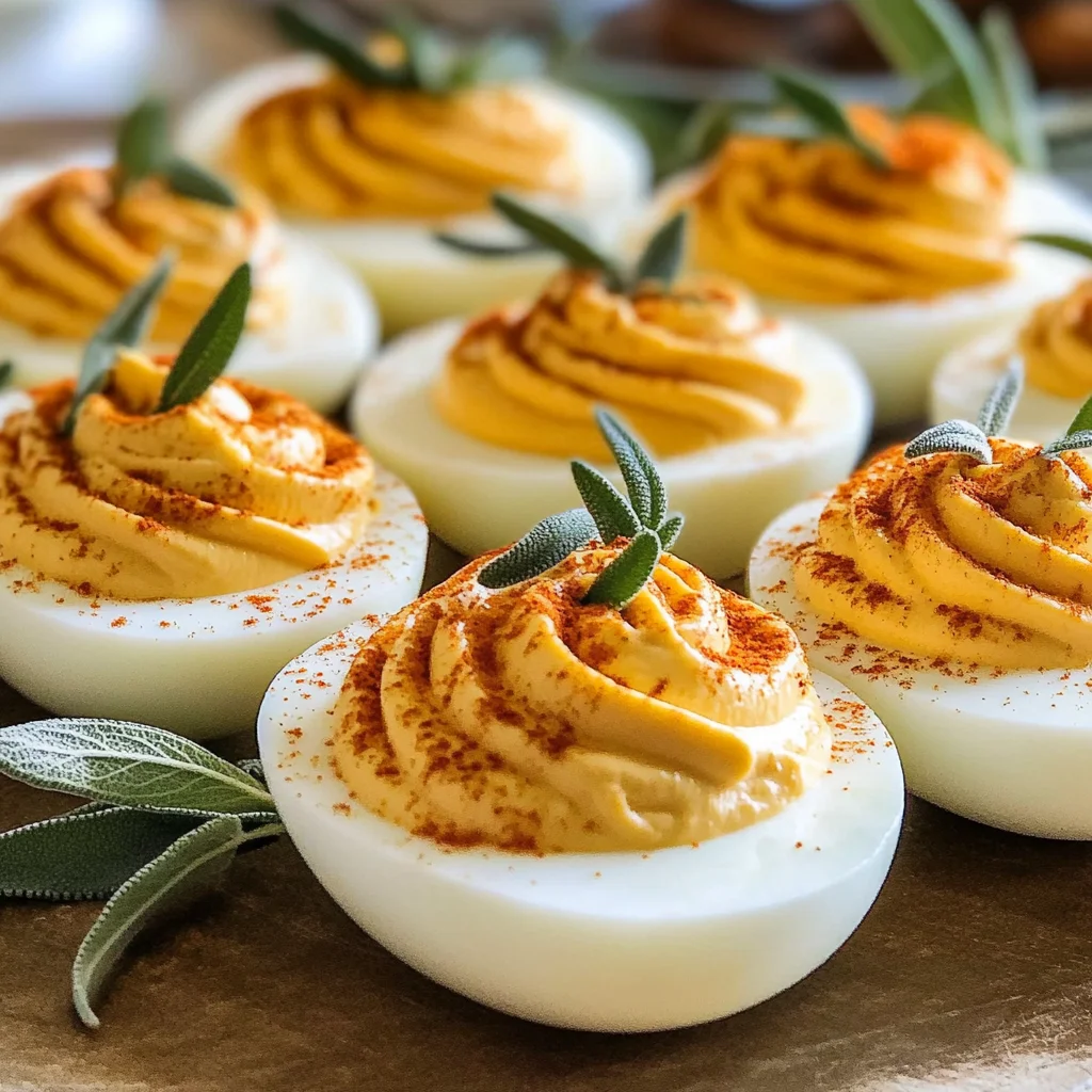 Thanksgiving Deviled Eggs Recipe