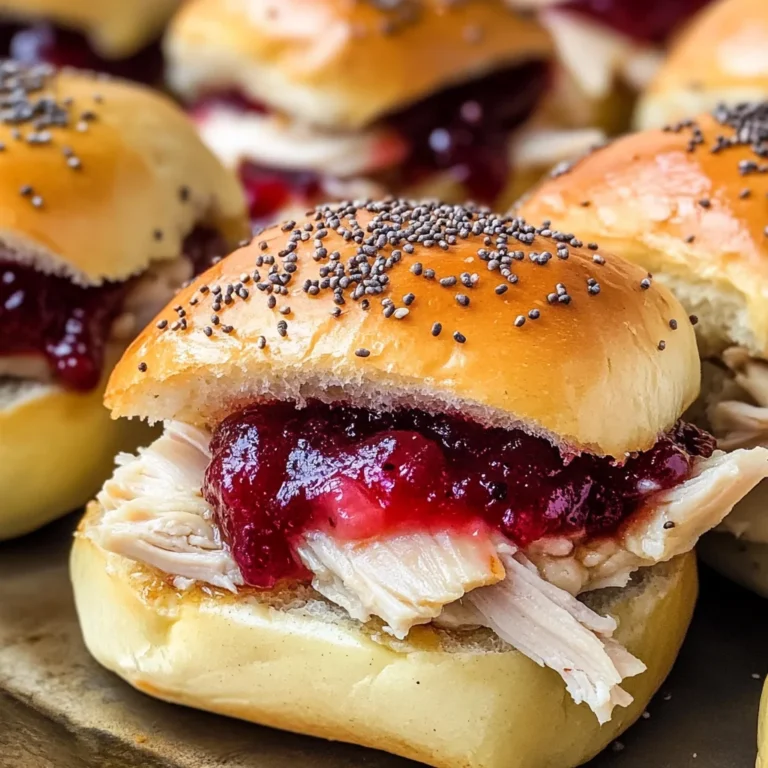 Turkey Cranberry Sliders