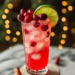 Vanilla Cranberry Crush Mocktail Recipe