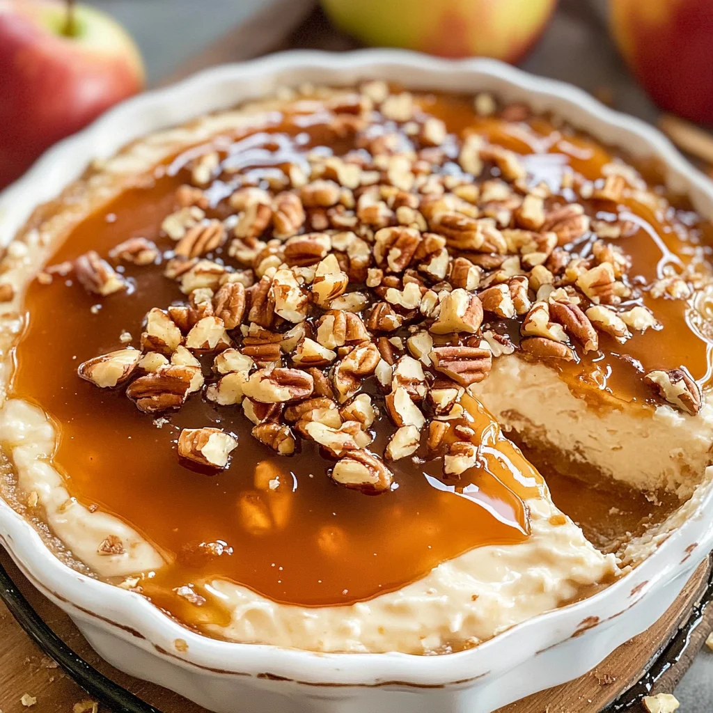 Caramel apple cheesecake dip recipe