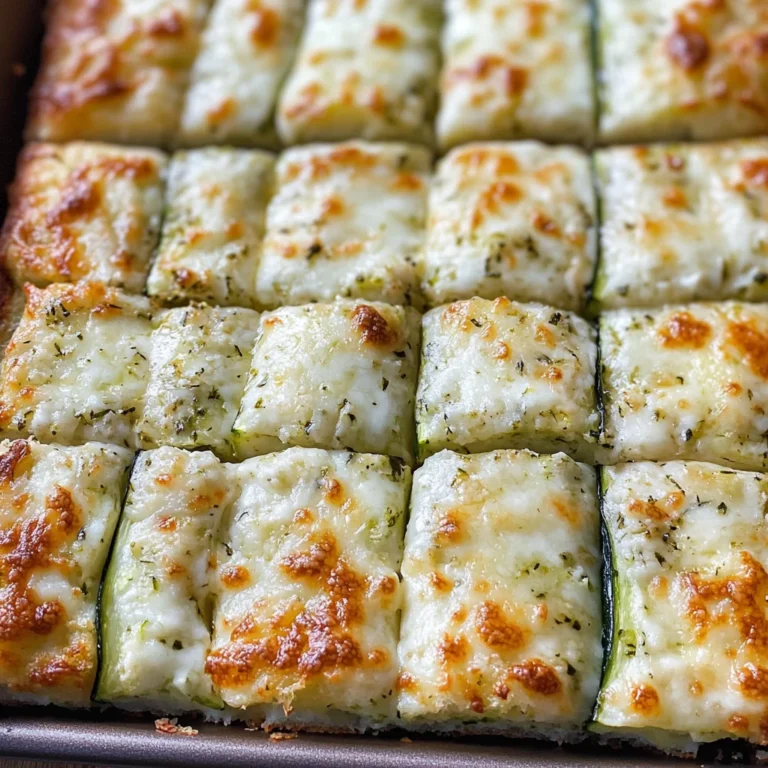 Cheesy Zucchini Breadsticks