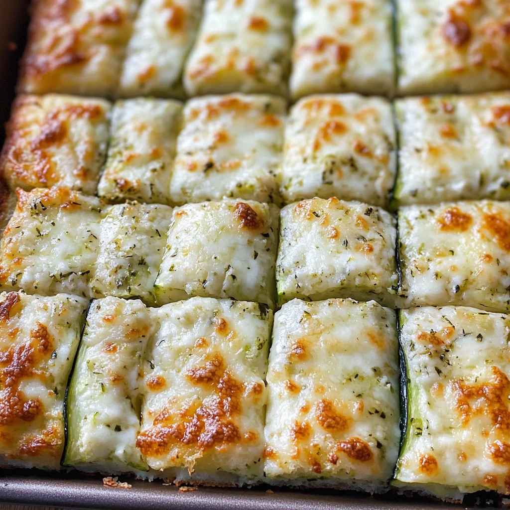 Cheesy Zucchini Breadsticks