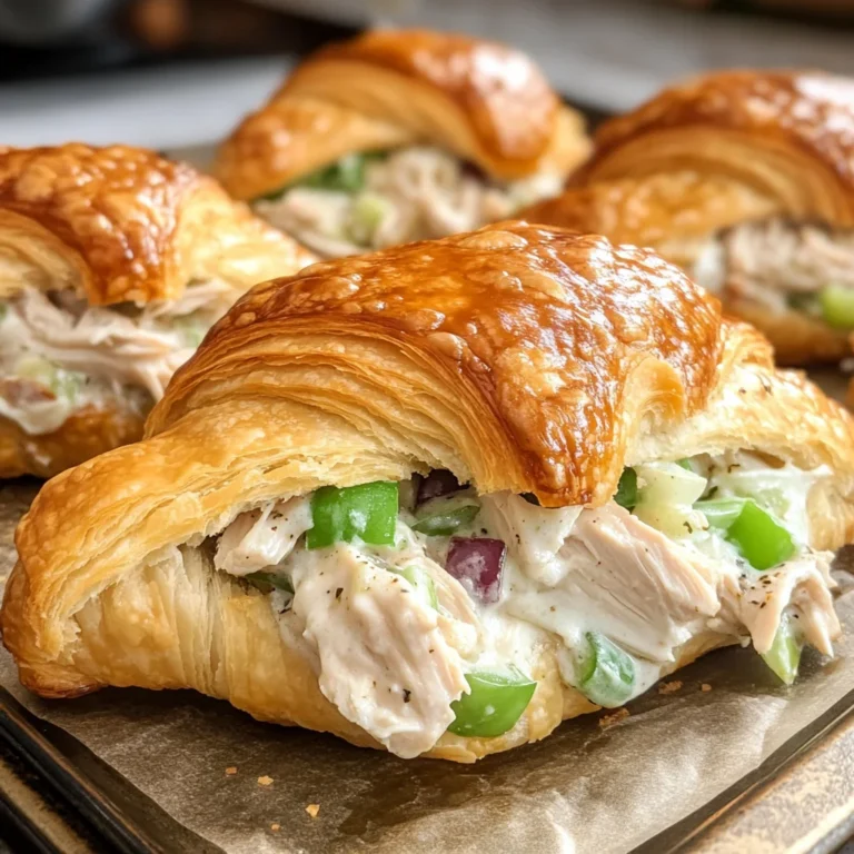 Chicken Cream Cheese Croissants