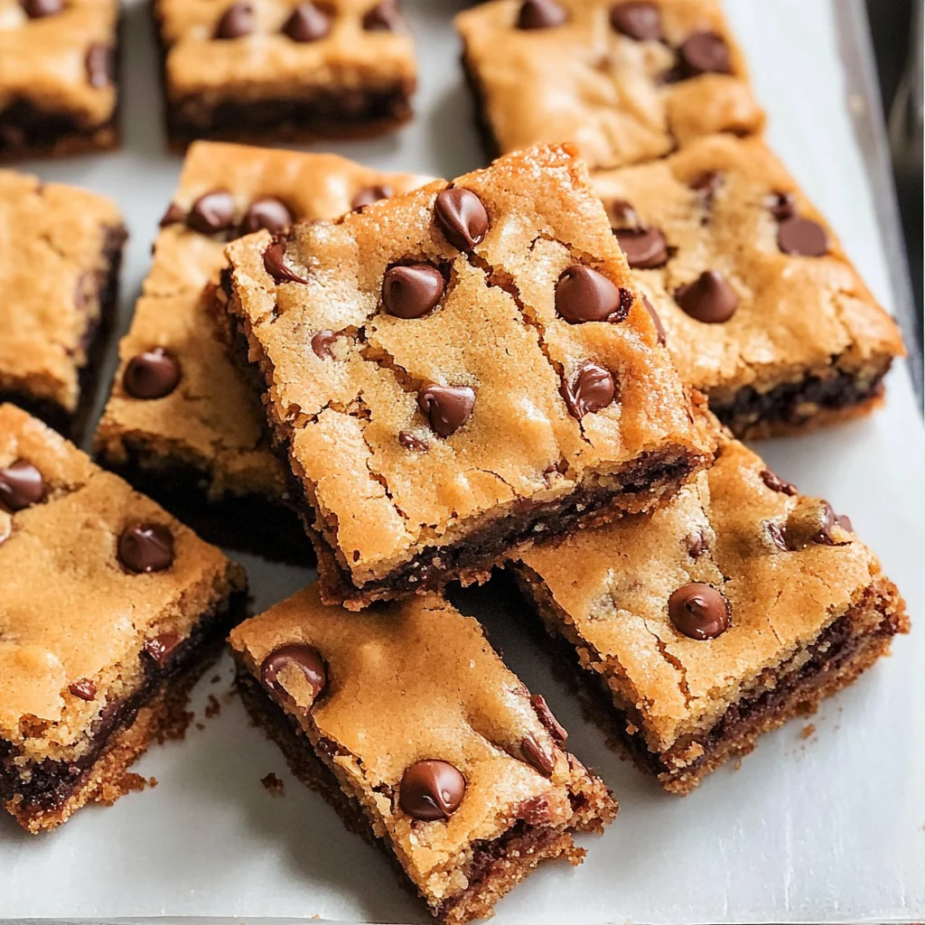 Chocolate Chip Cookie Bars Recipe