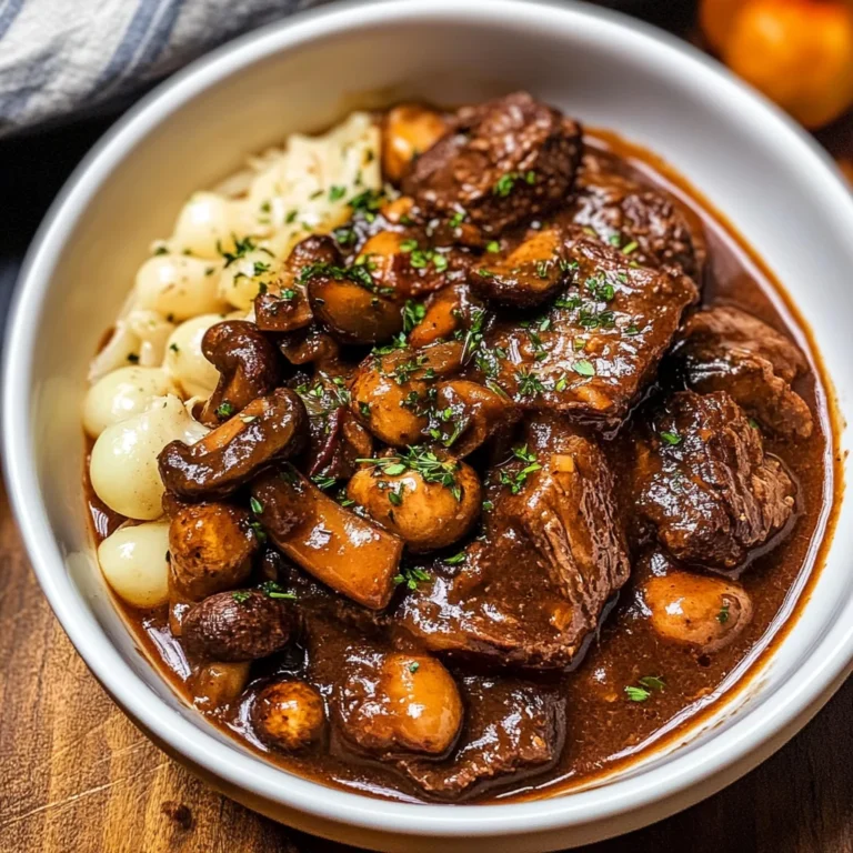 Classic Beef Bourguignon Recipe