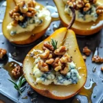 Elegant Blue Cheese Stuffed Pears