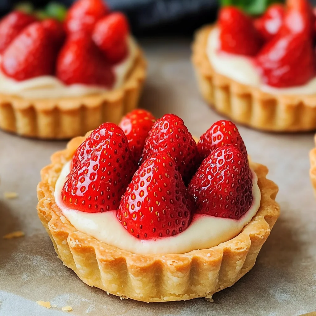 Fresh and Delicious Strawberry Tartlets Recipe