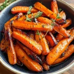 Honey Balsamic Roasted Carrots
