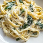 Lemon ricotta pasta & spinach