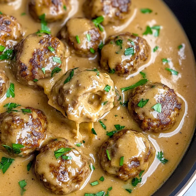 Swedish Meatballs with Gravy