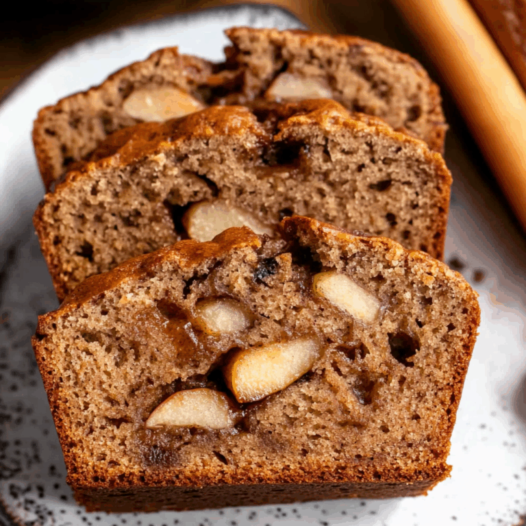 Warm Cinnamon-Spiced Apple Bread