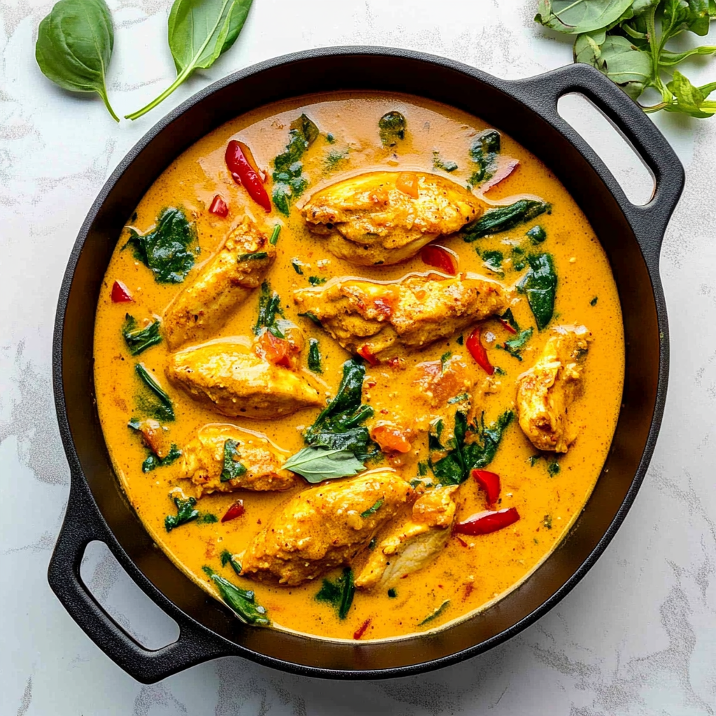 Irresistible Coconut Milk Curry with Chicken in 30 Minutes