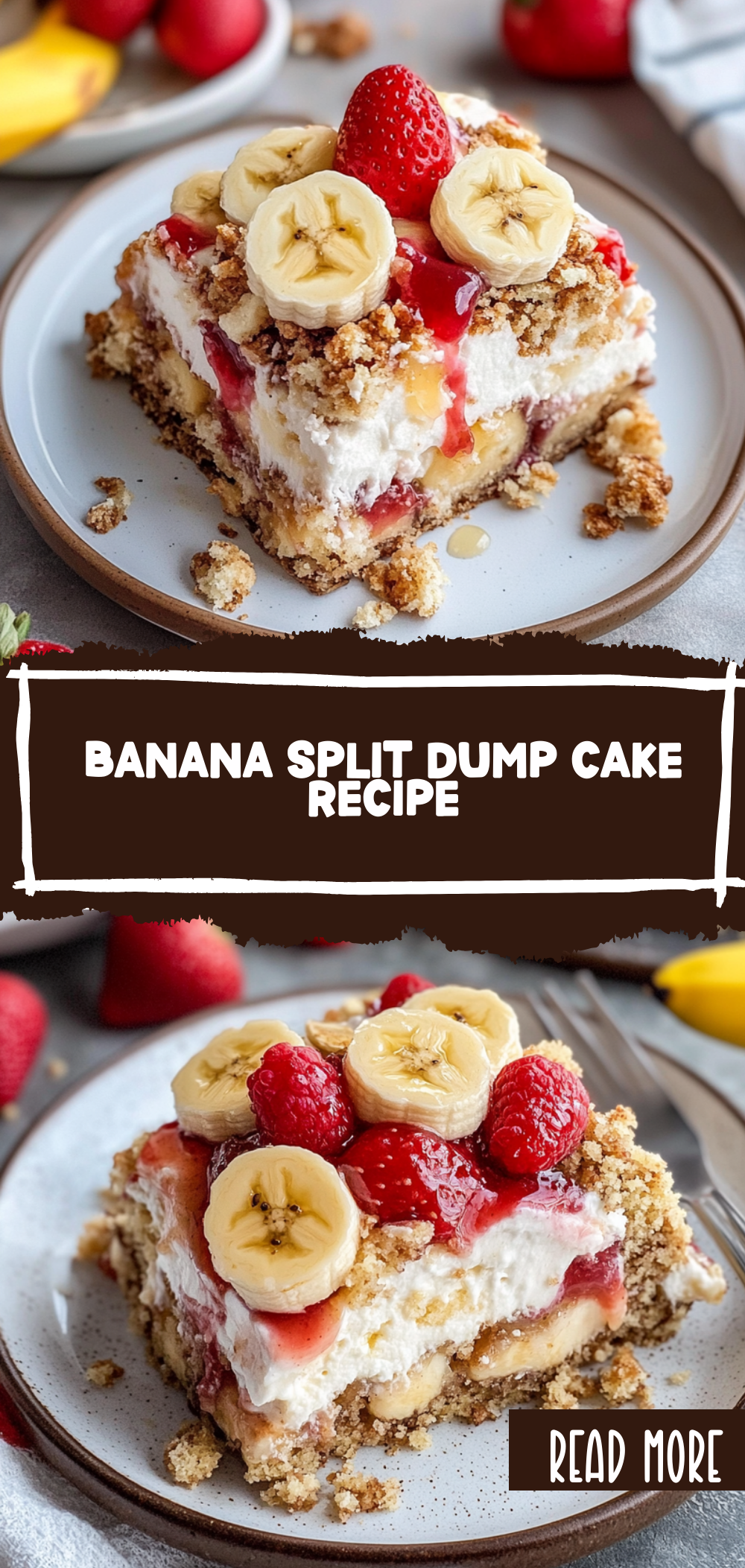 Banana Split Dump Cake Recipe